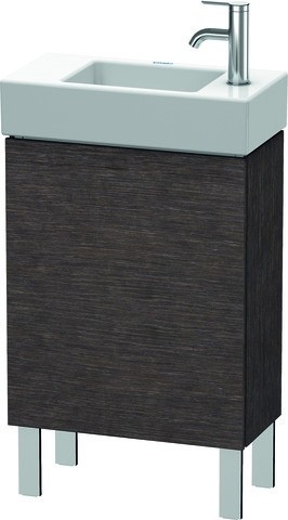 Duravit L-Cube Waschtischunterbau bodenstehend Eiche dunkel gebürstet Matt 480x240x582 mm - LC6751L7