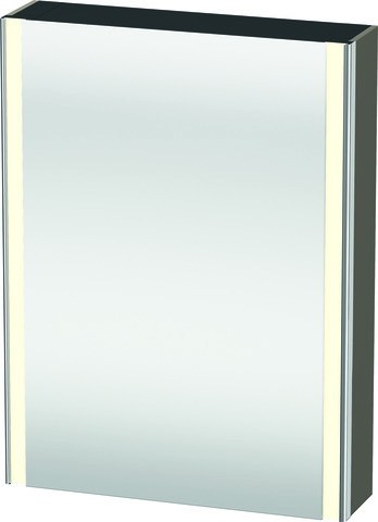 Duravit XSquare Spiegelschrank Flanell Grau 600x155x800 mm - XS7111L90901000