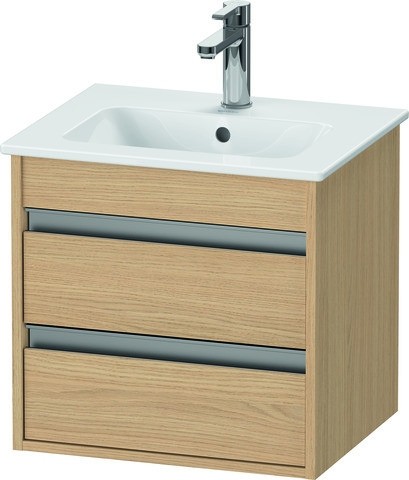 Duravit Ketho Waschtischunterbau wandhängend Natur Eiche Matt 500x412x480 mm - KT644403030