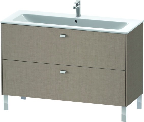 Duravit Brioso Waschtischunterbau bodenstehend Leinen Matt 1220x479x683 mm - BR440401075