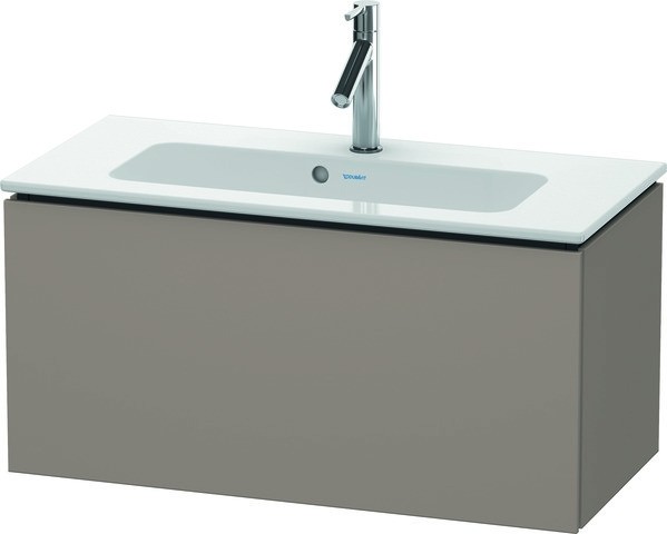 Duravit L-Cube Waschtischunterbau wandhängend Basalt Matt 820x391x400 mm - LC615704343