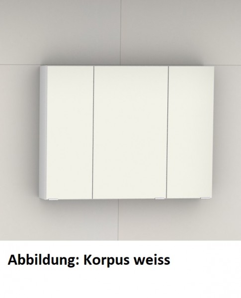 Artiqua Spiegelschrank , Weiß Matt Touch, 070-SET-1-90-171