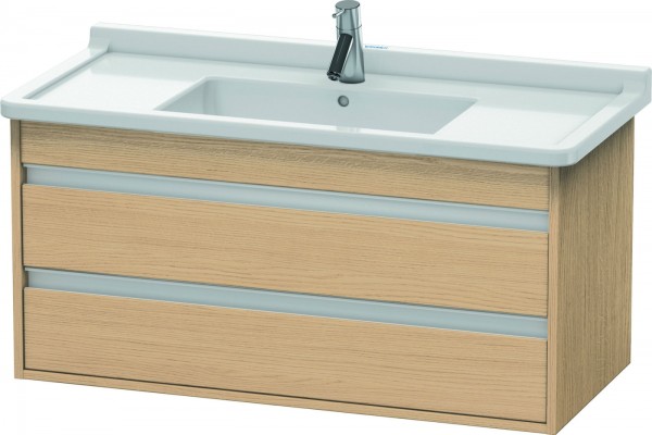 Duravit Ketho Waschtischunterbau wandhängend Natur Eiche Matt 1000x455x480 mm - KT664503030