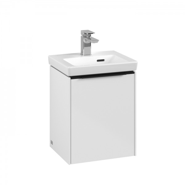 Villeroy & Boch Subway 3.0 Waschbeckenunterschrank, 1 Tür, 351 x 432 x 293 mm, Brilliant White / Bri