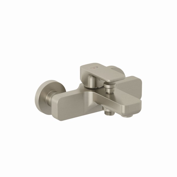 Kludi RENON Wannenfüll- und Brause- Einhandmischer Stainless brushed nickel, 42691N575