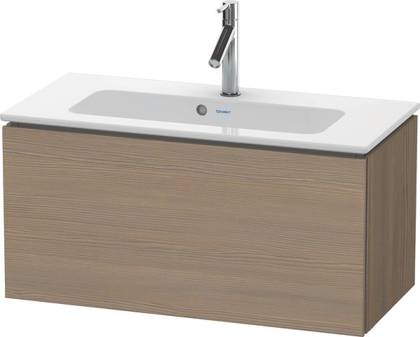 Duravit L-Cube Waschtischunterbau wandhängend Eiche Terra Matt 820x391x400 mm - LC6157035350A00