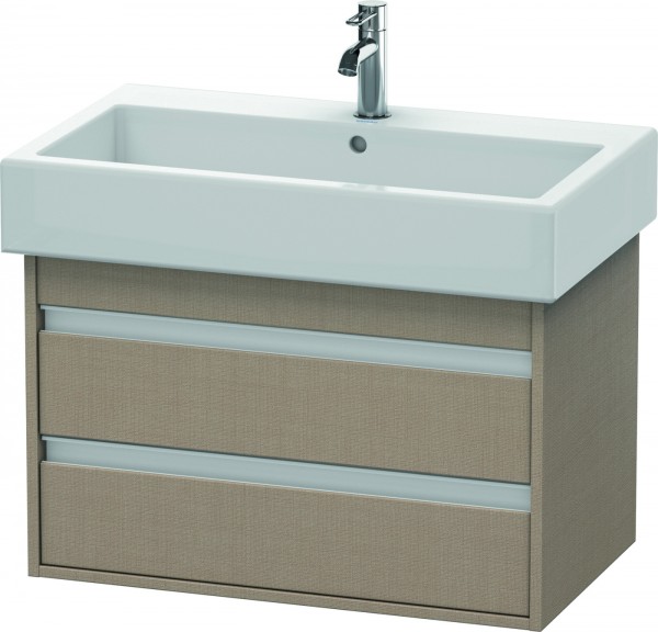 Duravit Ketho Waschtischunterbau wandhängend Leinen Matt 750x440x480 mm - KT663707575