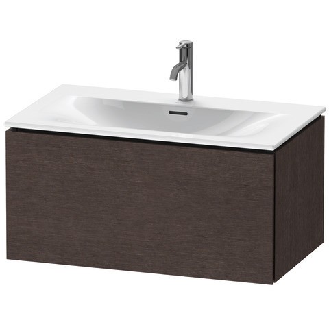 Duravit L-Cube Waschtischunterbau wandhängend Eiche dunkel gebürstet Matt 820x481x400 mm - LC6137072