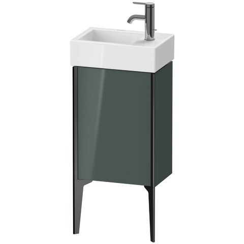 Duravit XViu Waschtischunterbau bodenstehend Dolomiti Grau Hochglanz 364x234x493 mm - XV4530LB238