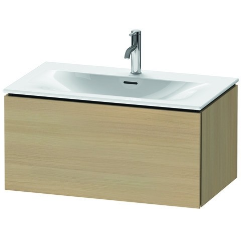 Duravit L-Cube Waschtischunterbau wandhängend Mediterrane Eiche Matt 820x481x400 mm - LC613707171