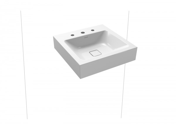 Kaldewei Wandwaschtisch Cono, Modell 3079 ohne Überlauf 500x500, 908606003030
