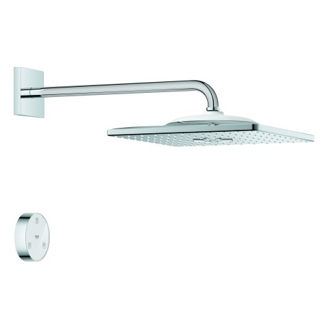 GROHE Kopfbr.Set Rainshower SmartConnect 310 Cube 26642 Brausearm chrom, 26642000