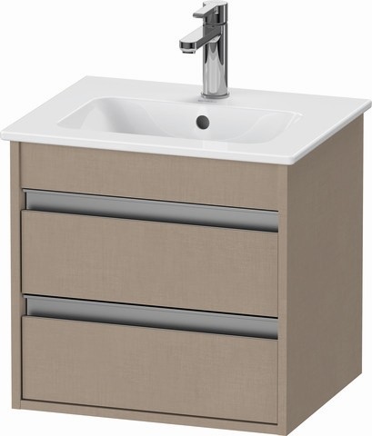 Duravit Ketho Waschtischunterbau wandhängend Leinen Matt 500x412x480 mm - KT644407575