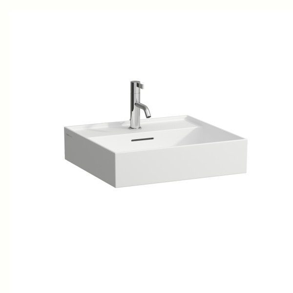 LAUFEN Waschtisch Kartell · LAUFEN 500x460, Standardablauf, weiß matt, 8.1033.2.757.104.1