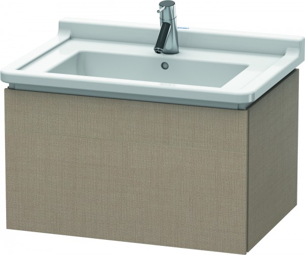 Duravit L-Cube Waschtischunterbau wandhängend Leinen Matt 670x469x408 mm - LC616407575