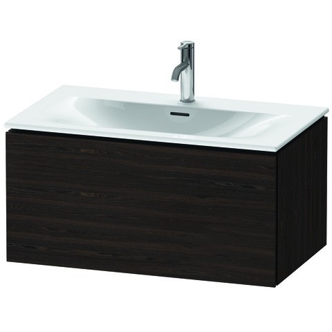 Duravit L-Cube Waschtischunterbau wandhängend Nussbaum gebürstet Matt 820x481x400 mm - LC613706969