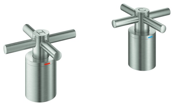 Grohe Kreuzgriffe Atrio 14217 1 Paar supersteel, 14217DC0