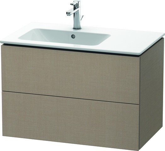 Duravit L-Cube Waschtischunterbau wandhängend Leinen Matt 820x481x550 mm - LC629107575