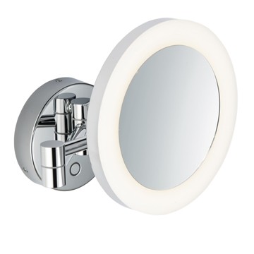 Avenarius Kosmetikspiegel Wand Direkt; rund, LED, 5-fach, 2-armig, Serie Kosm., 9505131010