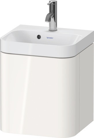 Duravit Happy D.2 Plus c-shaped Set wandhängend Weiß 400x360x480 mm - HP4344O22220000