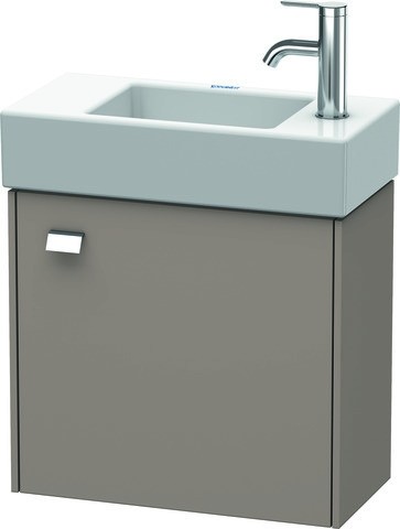 Duravit Brioso Waschtischunterbau wandhängend Basalt Matt 484x239x442 mm - BR4051R1043