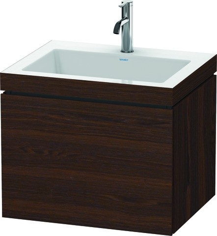 Duravit L-Cube c-bonded Set wandhängend Nussbaum gebürstet Matt 600x480x500 mm - LC6916O6969