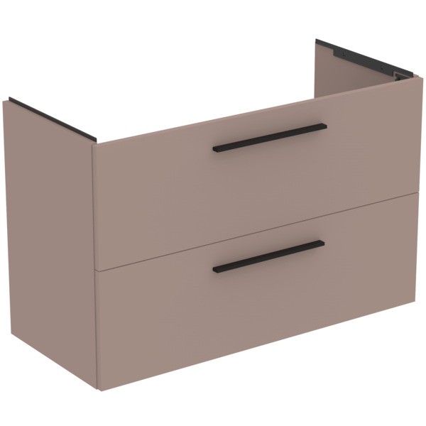 Ideal Standard Waschtischunterschrank i.life A 2 Auszüge 1000x440x630mm Greige matt, T5257NH