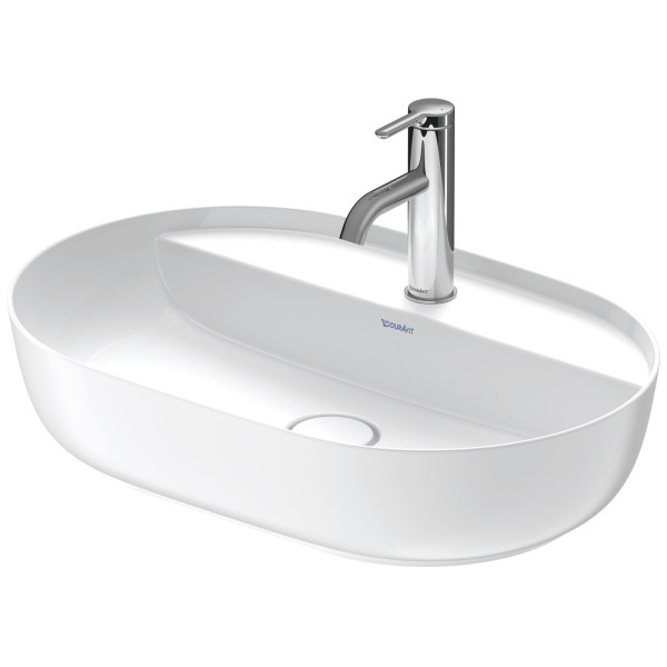 Duravit Luv Aufsatzbecken Weiß Hochglanz / Weiß Seidenmatt, 600 mm - 0380602600