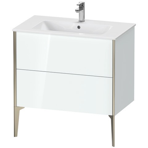 Duravit XViu Waschtischunterbau bodenstehend Weiß Hochglanz 810x480x594 mm - XV44820B185