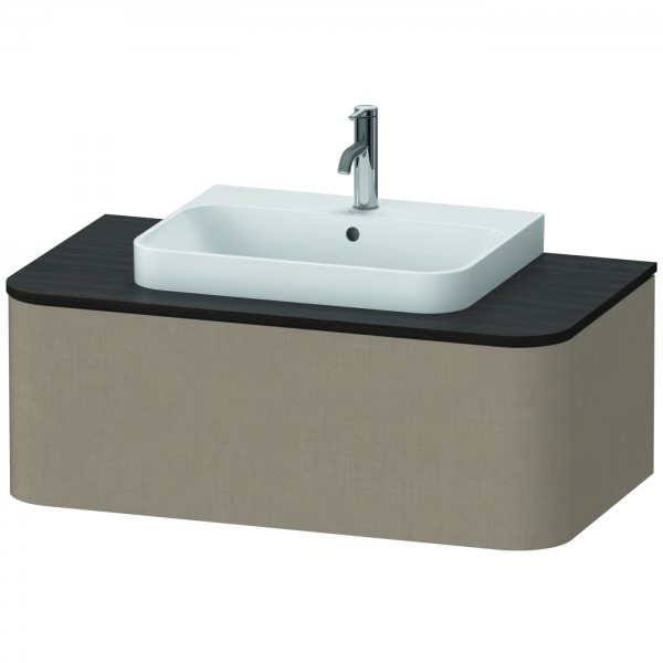 Duravit Happy D.2 Plus Konsolenwaschtischunterbau wandhängend Leinen Matt 1000x550x354 mm - HP494107