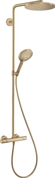 Hansgrohe Showerpipe Raindance Select S 240 1jet PowderRain Brushed Bronze, 27633140