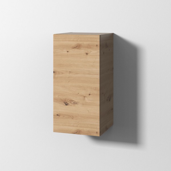 Sanipa Cubes Regalmodul mit 1 Tür, Eiche Natural-Touch, CT12185