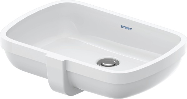 Duravit Qatego Einbauwaschtisch Weiß Hochglanz 480 mm - 0398482028