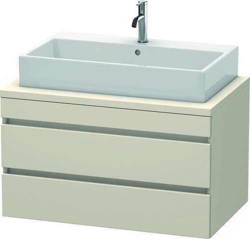 Duravit DuraStyle Konsolenwaschtischunterbau wandhängend Taupe Matt 900x548x512 mm - DS531809191