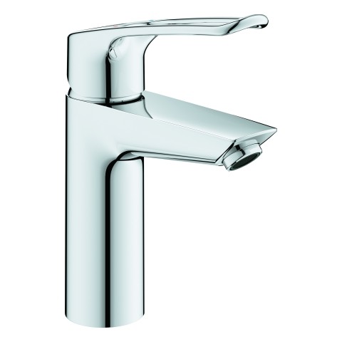 GROHE Waschtischarmatur Eurosmart 23981_3 M-Size offener Hebel PO-Ablaufgrt. chrom, 23981003