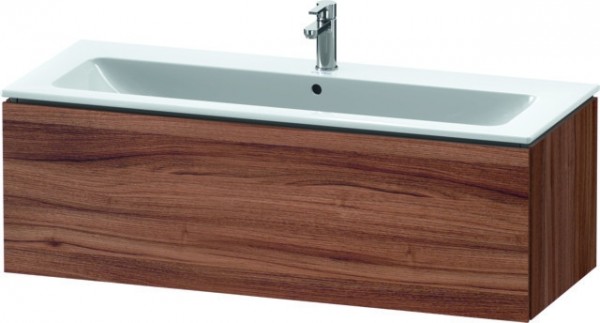 Duravit L-Cube Waschtischunterbau wandhängend Nussbaum Matt 1220x481x400 mm - LC614307979