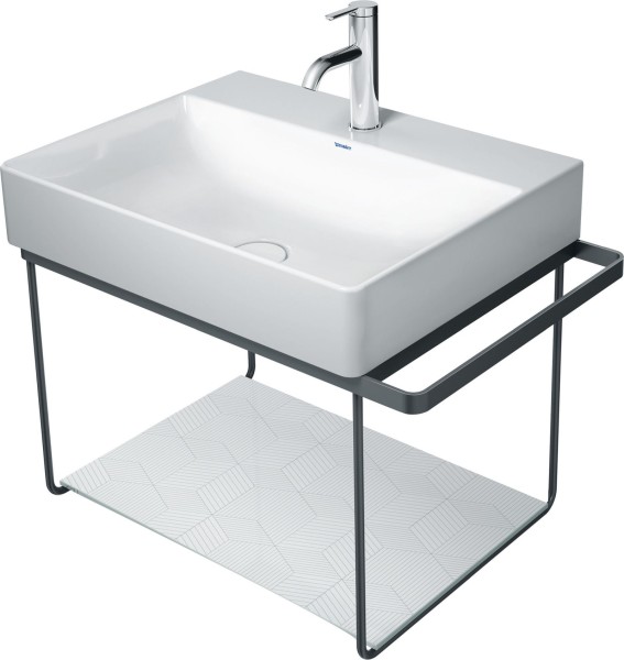 Duravit DuraSquare Metallkonsole Schwarz Matt 665x451x400 mm - 0031024600