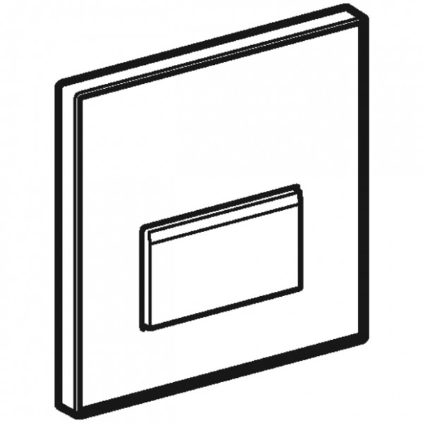 Geberit Betätigungsplatte HyTouch Urinal Sigma50 weiß-alpin für Urinal-Steuerung ab 2009