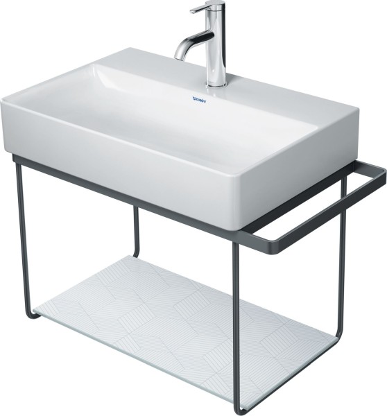 Duravit DuraSquare Metallkonsole Schwarz Matt 665x381x400 mm - 0031144600