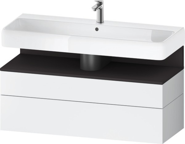 Duravit Qatego Waschtischunterbau wandhängend Weiß Matt 1190x470x590 mm - QA4396080180000