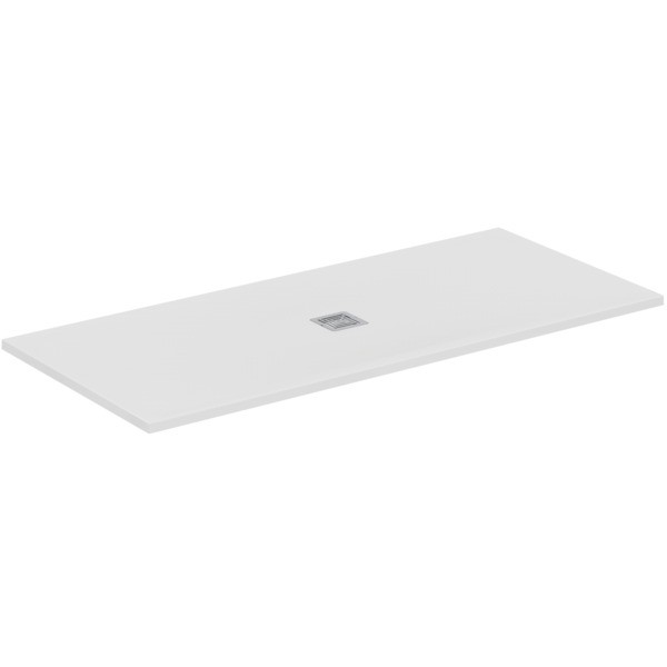 Ideal Standard Rechteck-Duschwanne Ultra Flat S + 1800x800mm Ablauf zentriert Weiss, T5612FR