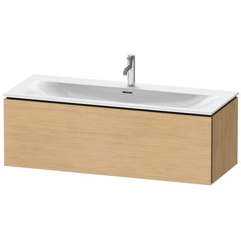 Duravit L-Cube Waschtischunterbau wandhängend Natur Eiche Matt 1220x481x400 mm - LC6139030300A00