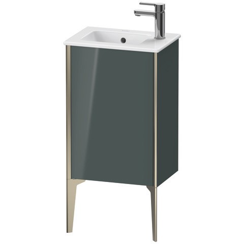 Duravit XViu Waschtischunterbau bodenstehend Dolomiti Grau Hochglanz 410x290x594 mm - XV4480RB138