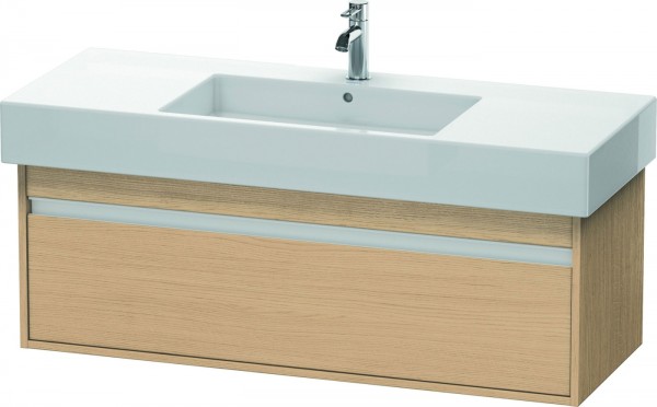 Duravit Ketho Waschtischunterbau wandhängend Natur Eiche Matt 1200x455x410 mm - KT669203030