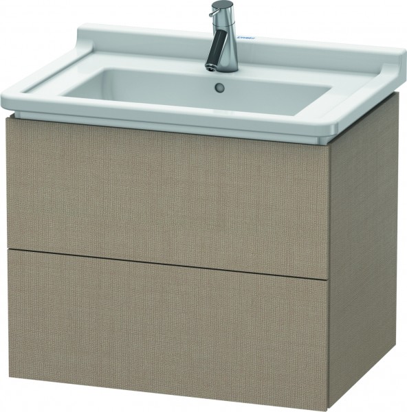 Duravit L-Cube Waschtischunterbau wandhängend Leinen Matt 670x469x558 mm - LC626407575