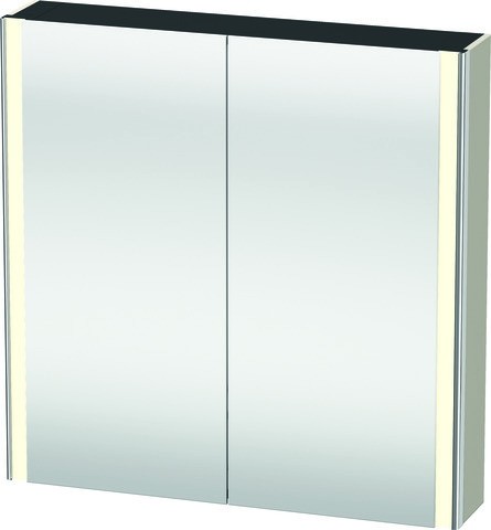 Duravit XSquare Spiegelschrank Taupe 800x155x800 mm - XS7112091910000