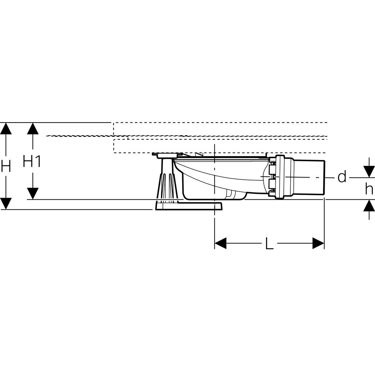 Geberit Option Spiegelschrank mit Beleuchtung zwei Türen, 90x70x15cm  (500583001) (500583001)