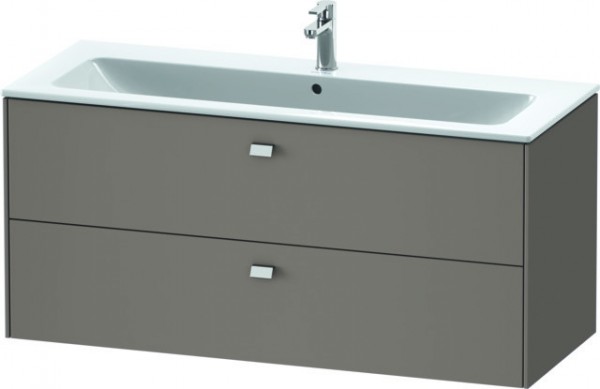 Duravit Brioso Waschtischunterbau wandhängend Basalt Matt 1220x479x553 mm - BR410401043