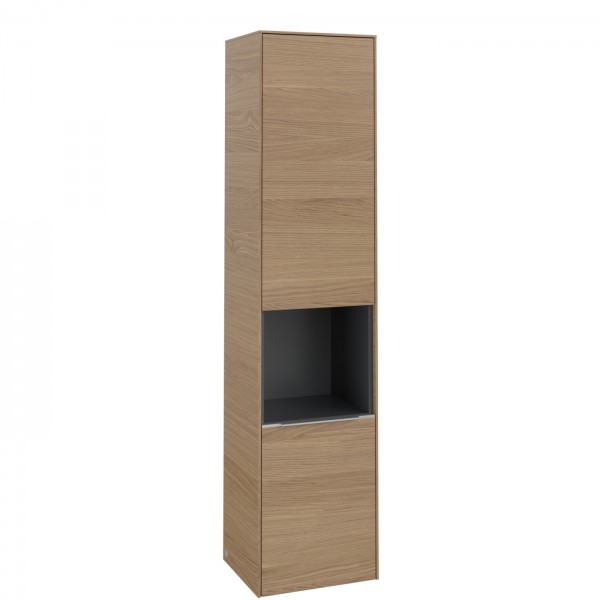 Villeroy & Boch Subway 3.0 Hochschrank, 2 Türen, 400 x 1710 x 346,5 mm, Nordic Oak / Nordic Oak