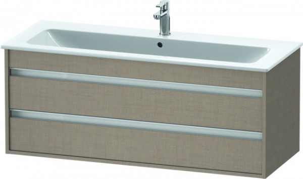 Duravit Ketho Waschtischunterbau wandhängend Leinen Matt 1200x475x480 mm - KT643107575